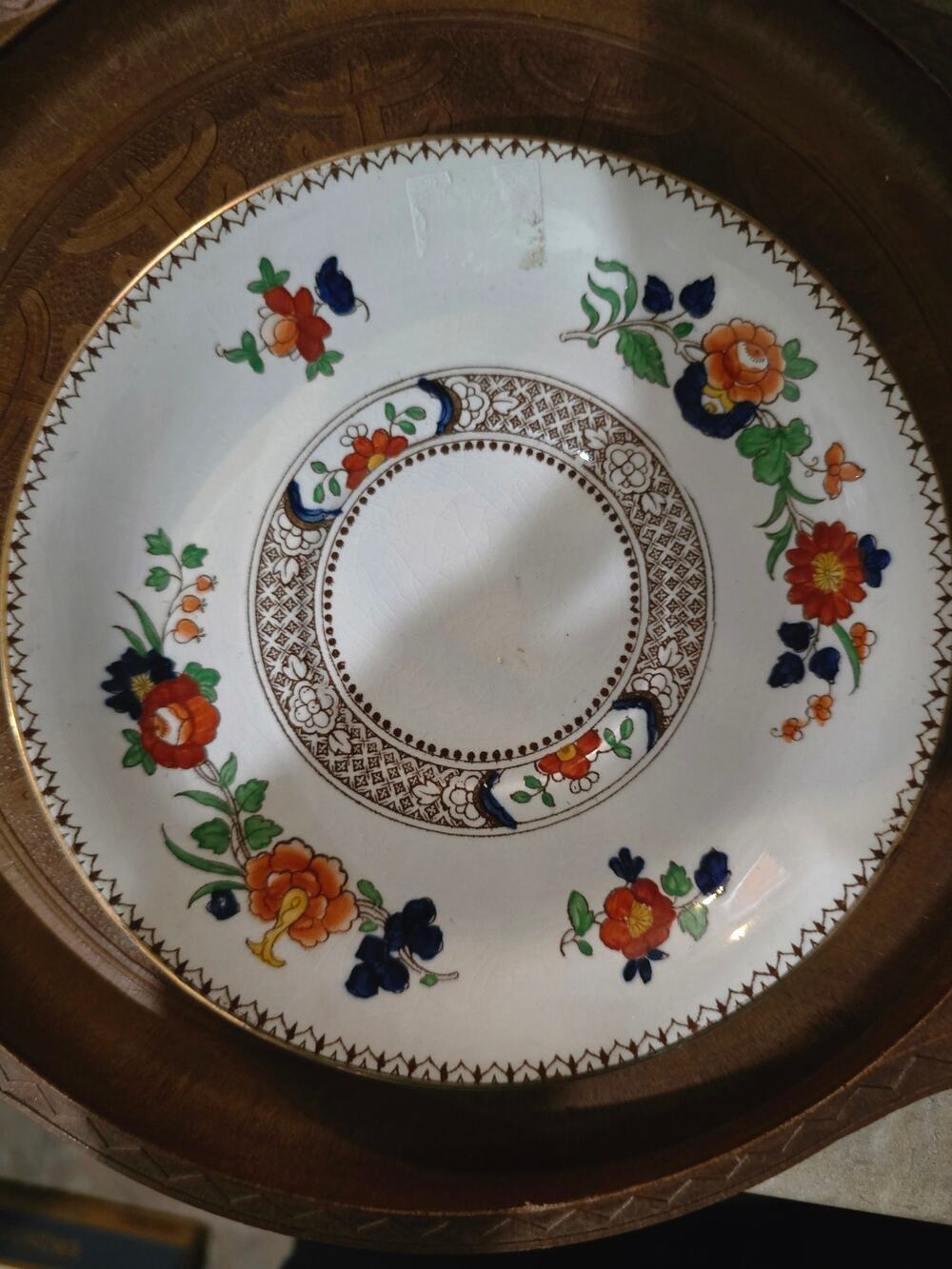 Vintage Booths Silicon China Saucers 1920s Made in England Set of 4